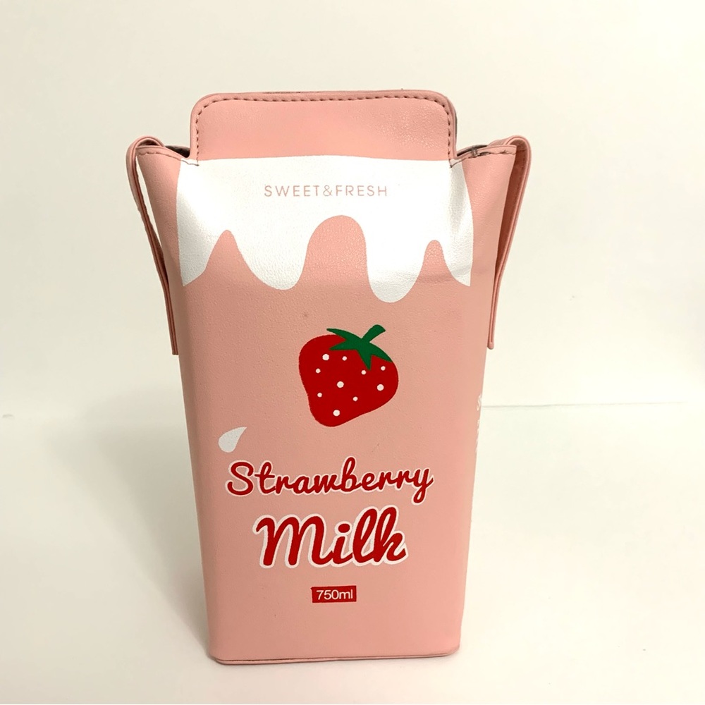 Strawberry Milk Bag/Purse 🍓🥛👜
